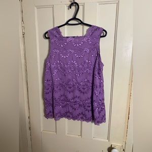 Lace tank